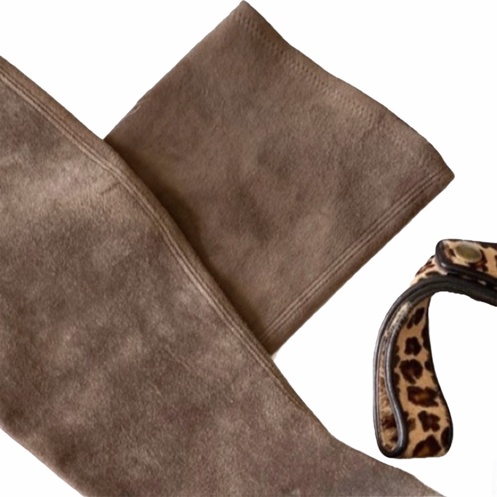 Stuart Weitzman ✦ Tall Suede Platform Heel Boot ✦ - Picture 4 of 11